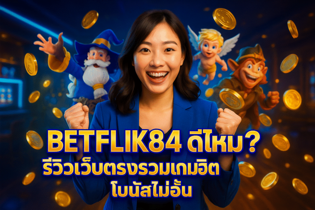BETFLIK84 ดีไหม? รีวิวเว็บตรงรวมเกมฮิต โบนัสไม่อั้น