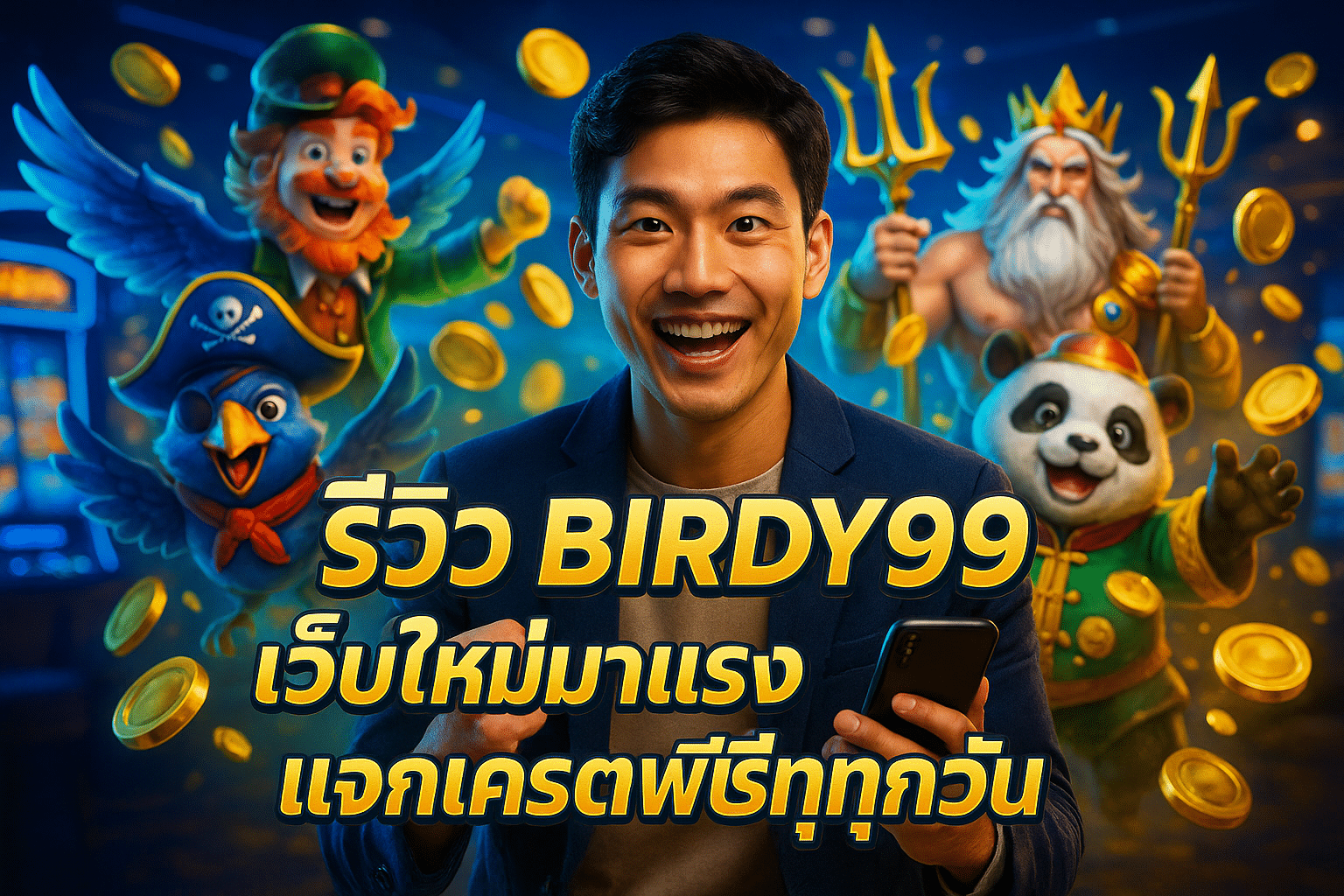 รีวิว BIRDY99 เว็บใหม่มาแรง แจกเครดิตฟรีทุกวัน
