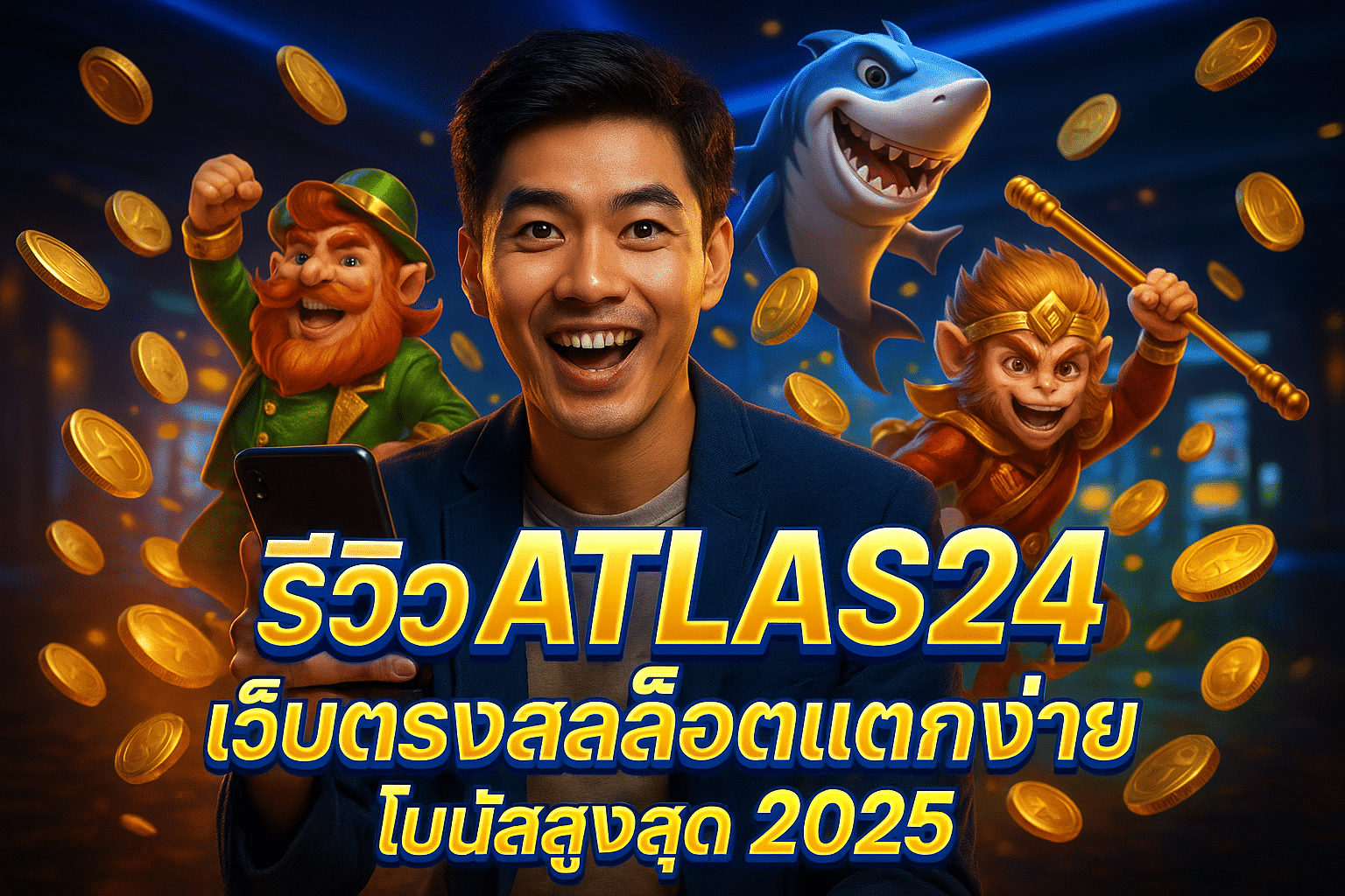 รีวิว ATLAS24 เว็บตรงสล็อตแตกง่าย โบนัสสูงสุด 2025